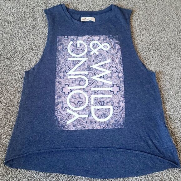 Juniors Hollister Muscle Tank Sz Sm - Picture 1 of 5